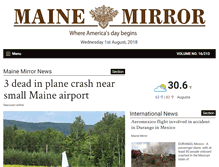 Tablet Screenshot of mainemirror.com